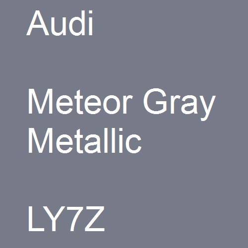 Audi, Meteor Gray Metallic, LY7Z.